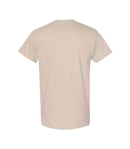 Lot De 5  T-shirts Manches Courtes Hommes Beige Gildan
