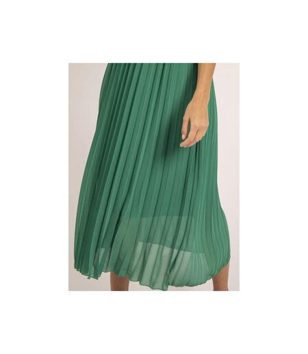 Robe midi plissée et ceinture ISALA - Dona X Lisa