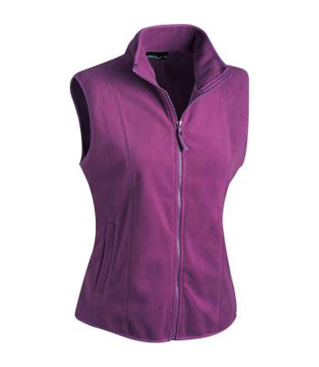 Gilet sans manches bodywarmer polaire femme - JN048 - violet pourpre