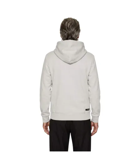 Mens Edgewood Drawstring Hoodie High Rise Grey J.Lindeberg