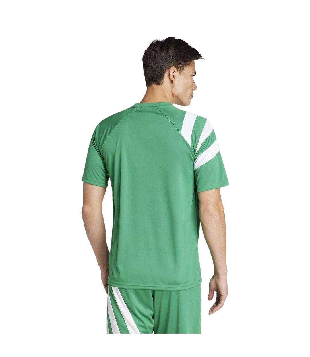 Maillot De Foot Fortore Homme Vert Blanc Adidas-3