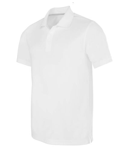 Polo homme sport - PA480 - blanc - manches courtes