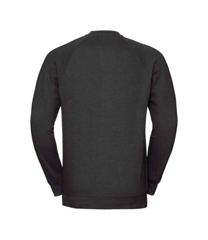 Russell Mens Spotshield Raglan Sweatshirt (Black)