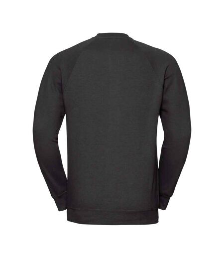Russell Mens Spotshield Raglan Sweatshirt (Black) - UTPC6233