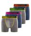 Lot de 4 boxers homme Dynamic Chiné MRK6 Freegun-1