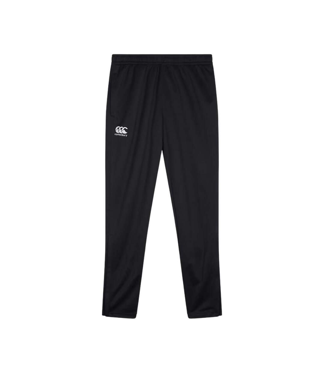 Womens/ladies Stretch Tapered Leg Jogging Bottoms Black Canterbury-2