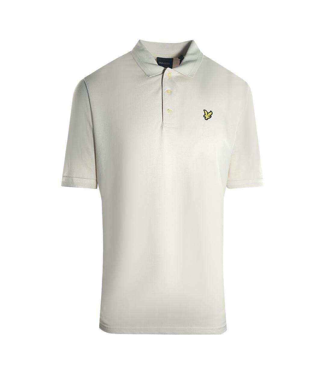 Polo Motif/style Texturé Homme Beige Lyle & Scott-1