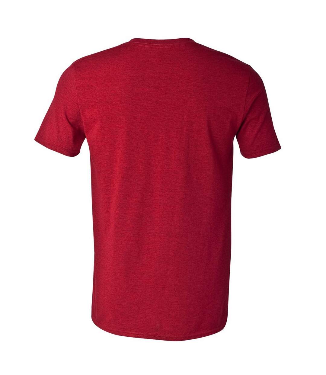 T-shirt manches courtes homme rouge chiné Gildan