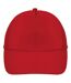 Casquette de baseball buzz unisexe rouge SOLS