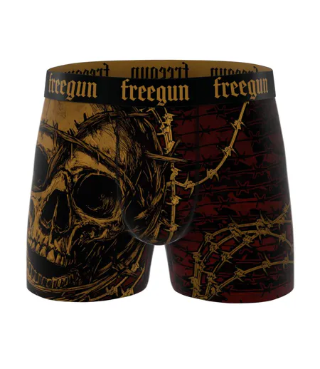 Lot de 3 boxers homme collection Rock That Freegun