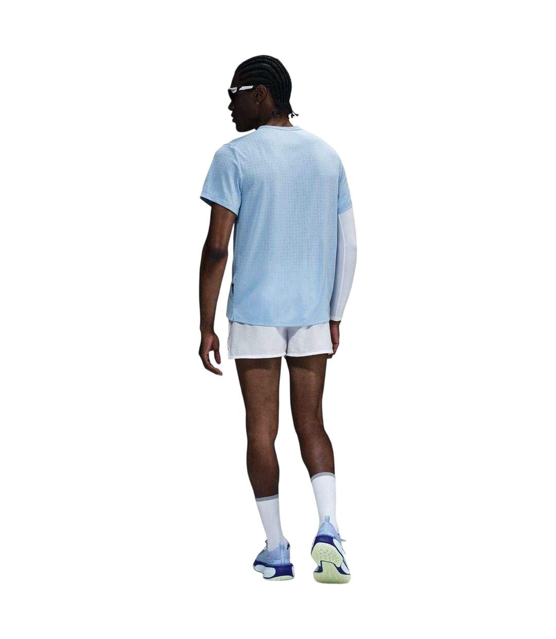 T-shirt Miler Homme Bleu Nike-2