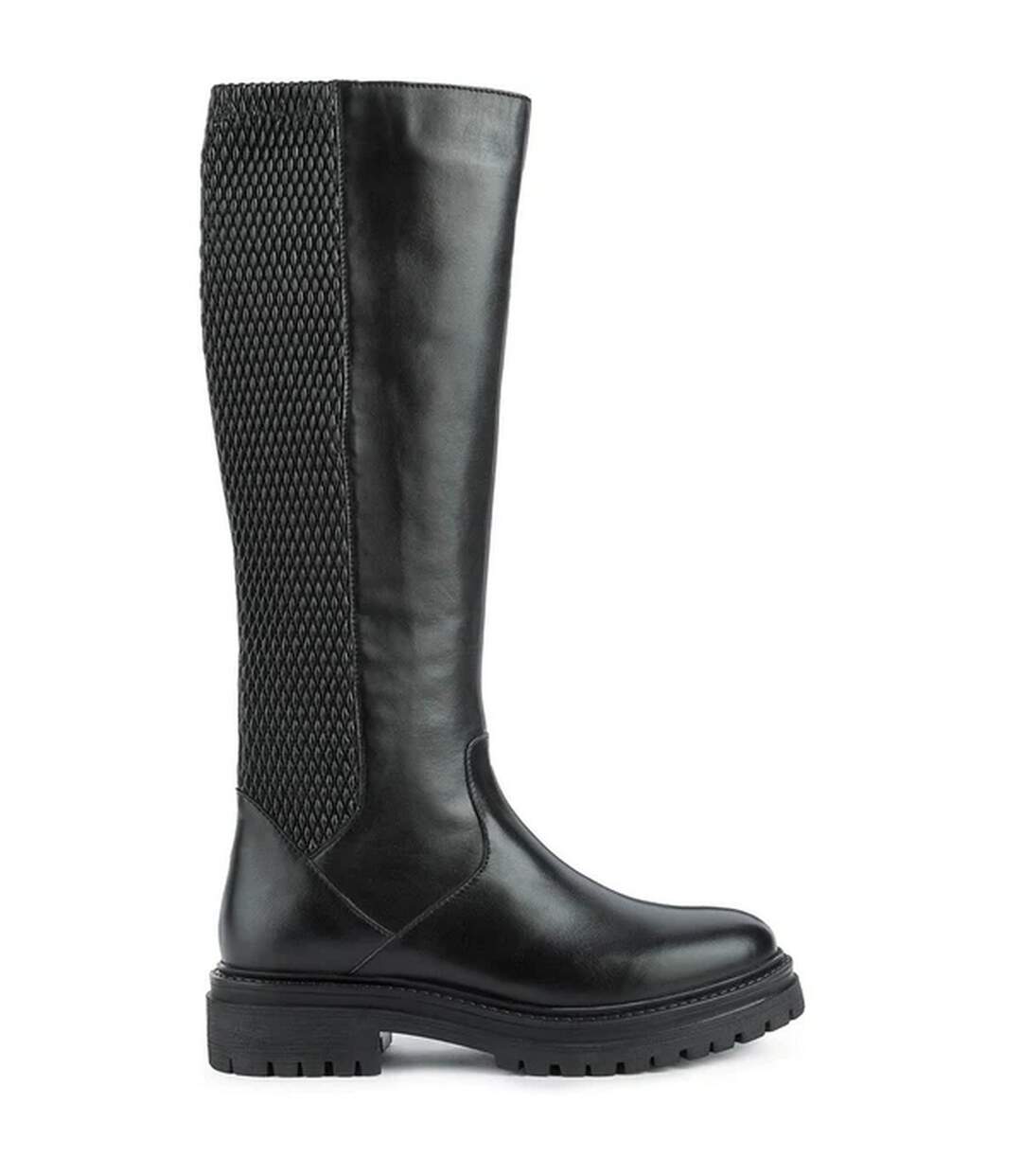 Bottes hauteur genoux d iridea j femme noir Geox-4