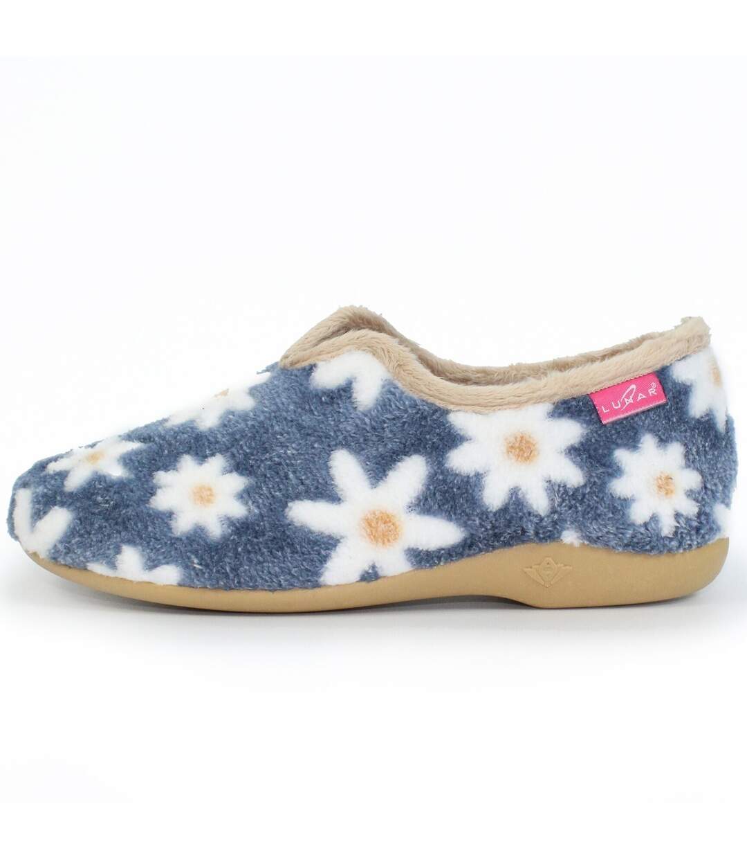 Chaussons femme bleu Lunar