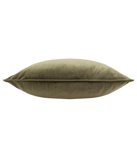 Opulence cushion cover 55cm x 55cm khaki green Evans Lichfield