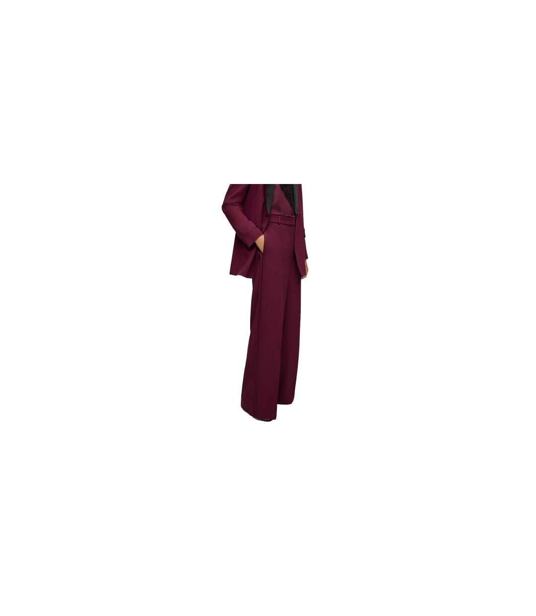Pantalon Motif/style Uni Femme Rouge Boss-1
