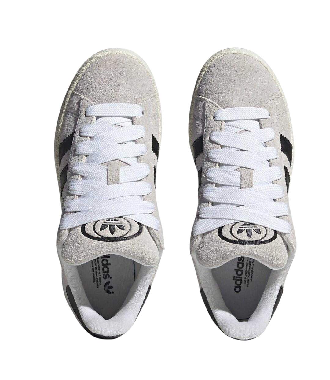 Baskets Campus 00s Femme Gris Pâle Noir Adidas-4