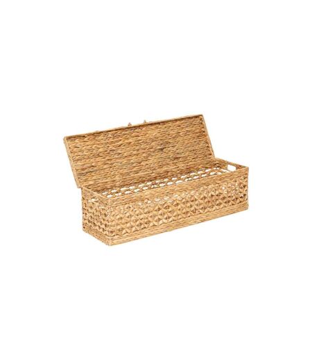 Coffre Bout de Lit en Jacinthe Doli 104cm Naturel