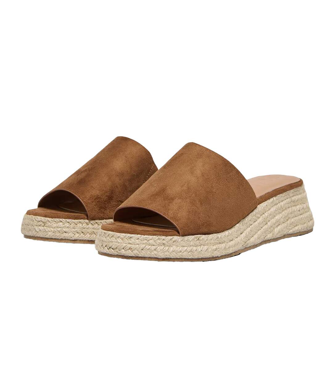 Sandales Mules Minerva-3 Femme Cognac Only-1