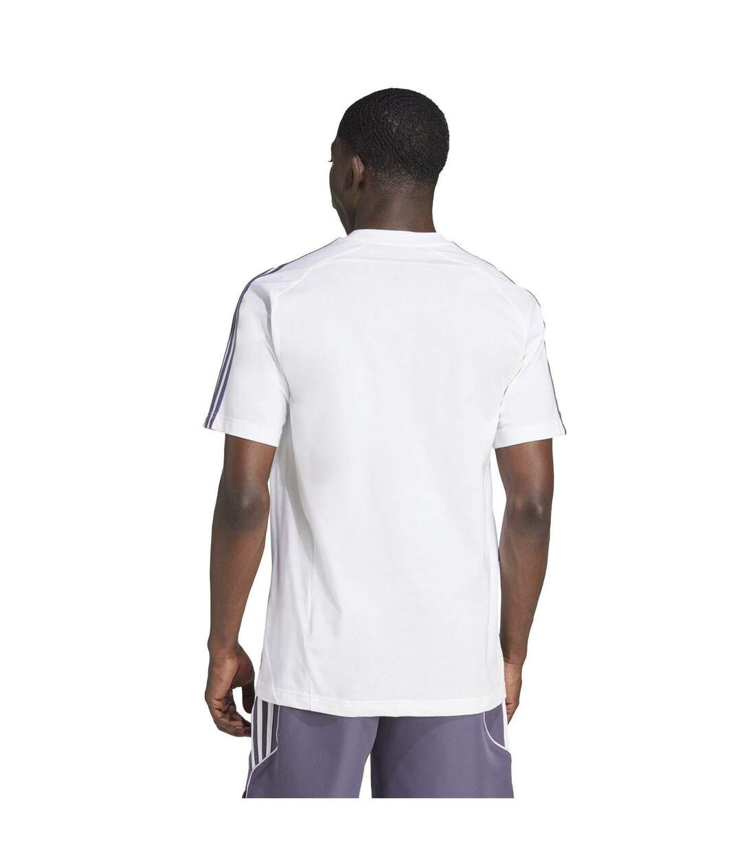 T-shirt Motif/style Manchester United Fc Homme Blanc Adidas-3