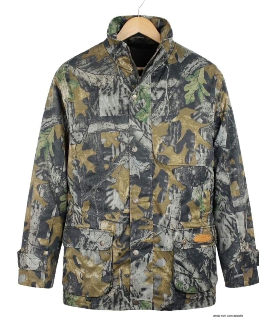 LEDERTYS LY0004 — Veste de chasse déperlante camouflage Forestwood kaki : confort et fonctionnalité sur le terrain-2