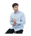 Mens Linen Regular Shirt Blue Gant-4