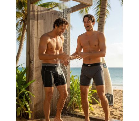 Quiksilver Pack de 2 Boxers Homme Microfibre Sport