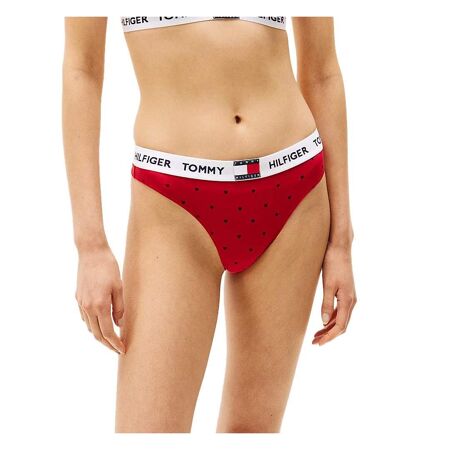 Strings Rouge/Noir Femme Tommy Hilfiger Classic - M