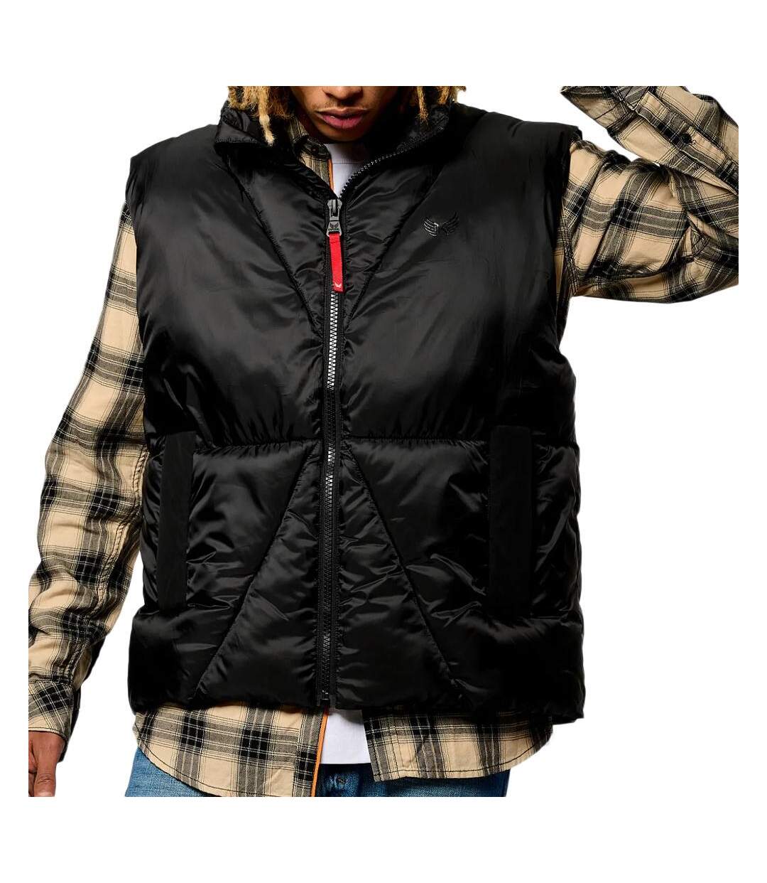Doudoune sans manches noir homme kaporal laslo-1