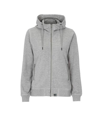 Veste À Capuche Femme Gris Chiné Cottover