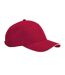 Casquette Team Sports-tech Rouge Classique Blanc Beechfield-1