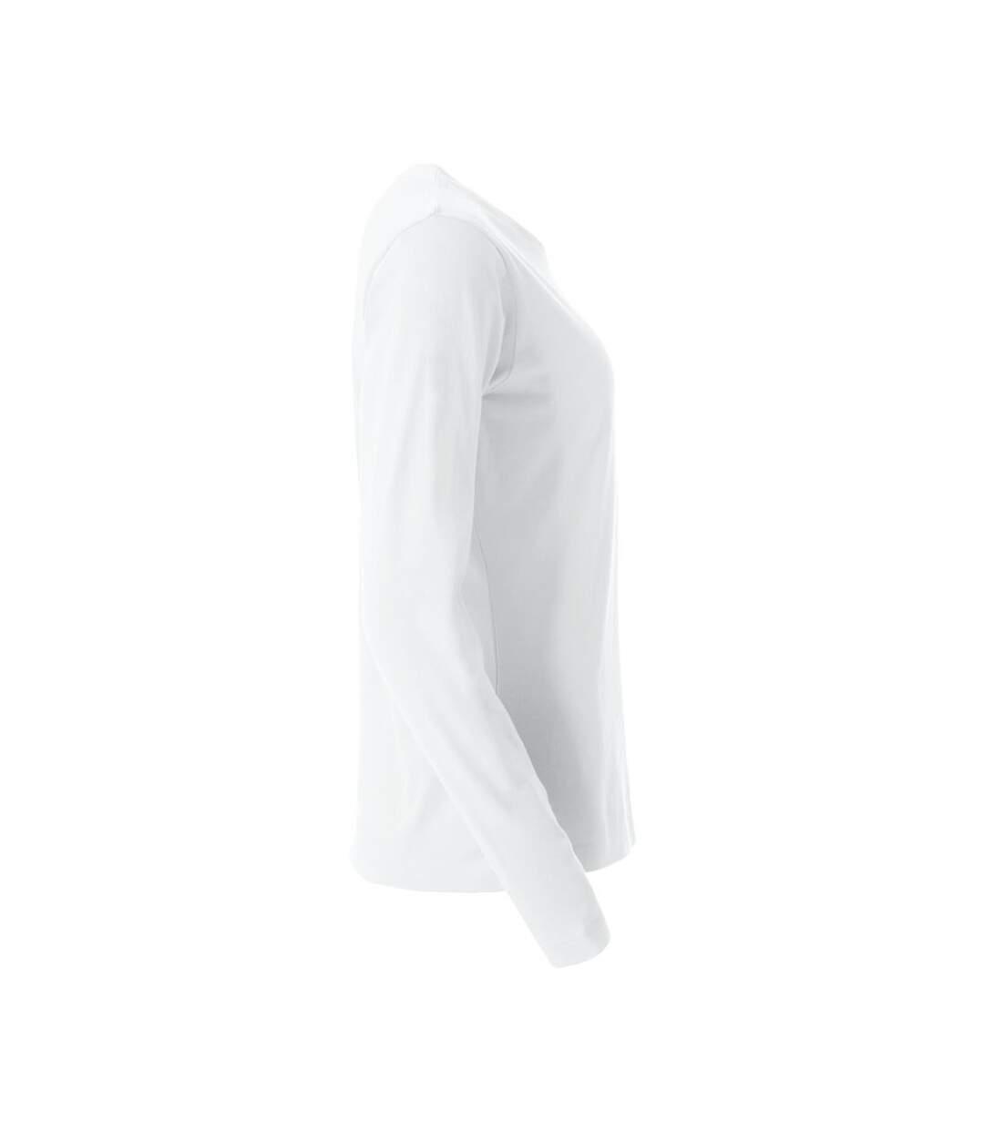 T-shirt Basic Femme Blanc Clique-4