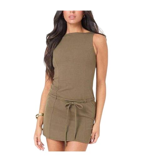Robe Courte Femme Kaki I Saw It First