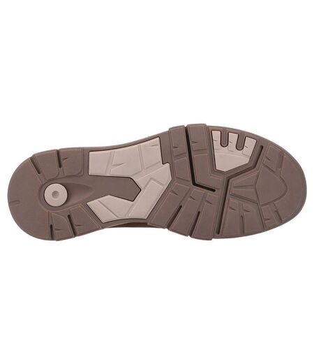 Mens Fletcher Leather Shoes Coffee Hush Puppies