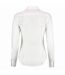 Kustom Kit Womens/Ladies Poplin Tailored Long-Sleeved Shirt (White) - UTBC5337