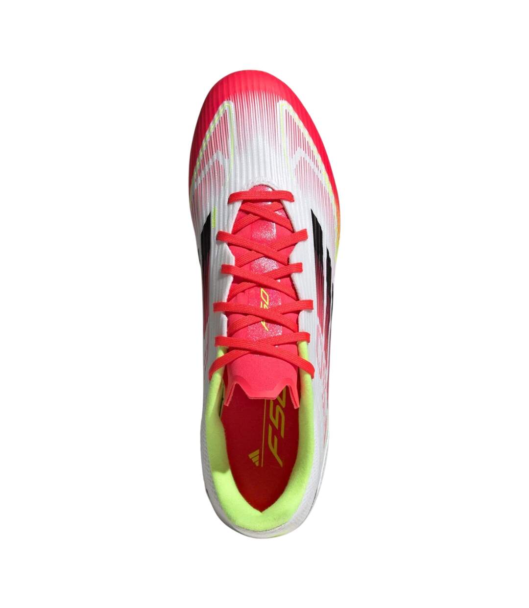 Chaussures De Foot Pour Terrain Ferme Motif/style Côtelé F50 League Homme Blanc Rouge Adidas-4