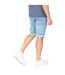 Mens Youlgreeve Denim Belted Shorts Light Wash Crosshatch-3