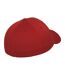 Casquette De Baseball Motif/style 5 Panneaux Rouge Flexfit-2