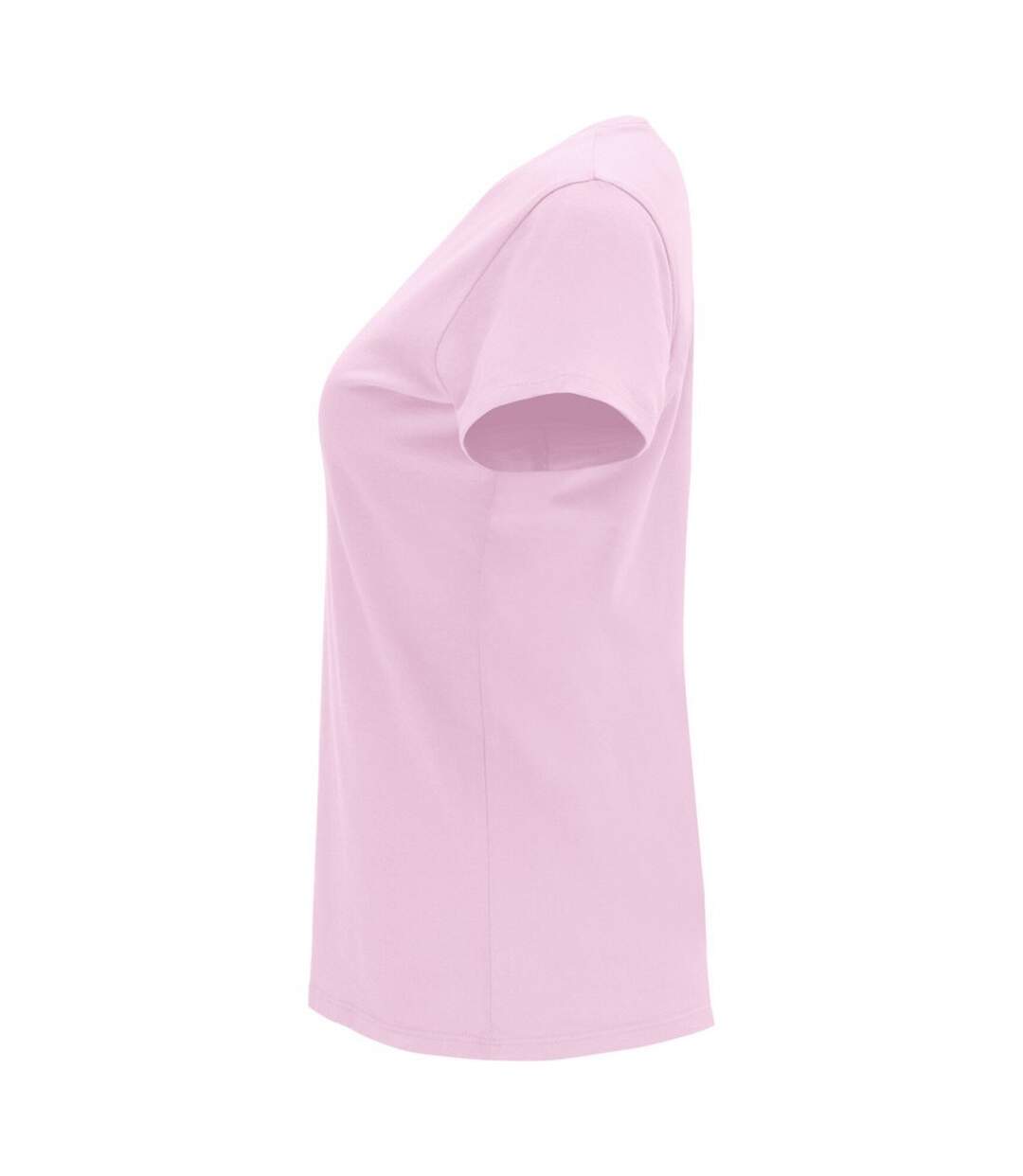 Womens/ladies Capri Short-sleeved T-shirt Light Pink Roly-3