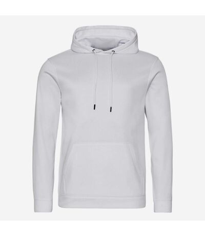 AWDis Adults Unisex Polyester Sports Hoodie (Arctic White)