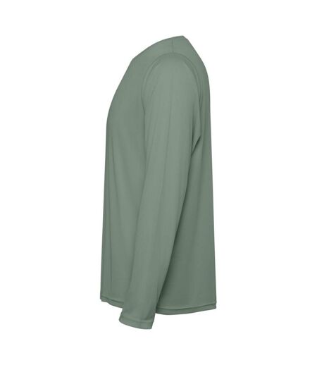 T-shirt Manches Longues Estoril Adulte Vert Laurier Roly