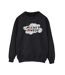 Disney Sweat-shirt à logo en forme de tourbillon Mickey Mouse - Femmes/Ladies (Noir) - UTBI29233-1