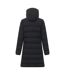 Womens/ladies Altoro Longline Padded Jacket Black Mocha Regatta-3