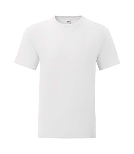 T-shirt iconic hommes blanc Fruit of the Loom