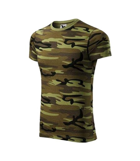 T-shirt Motif/style Camouflage Homme Vert Malfini