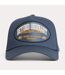 Embroidered Patch Trucker Cap Navy Christian Rose-2