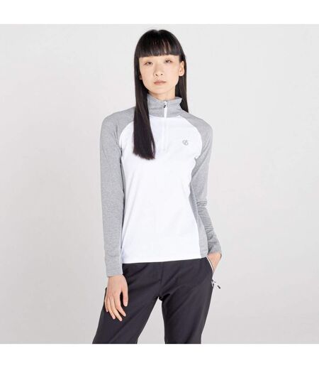 Womens/ladies Involved Ii Half Zip Midlayer White Ash Dare 2B