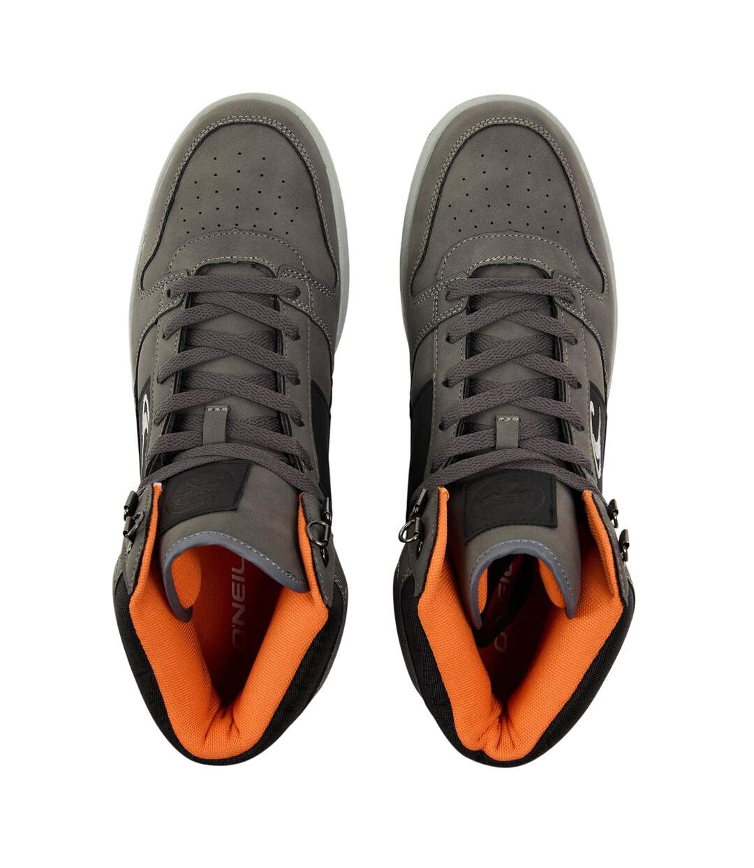 Mens Antilpe Canvas High Top Trainers Grey O'Neill-3