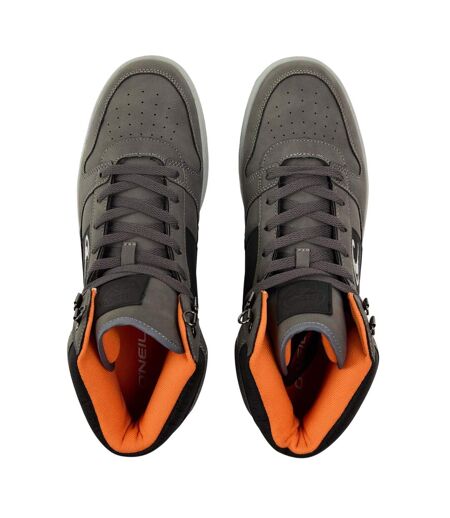 Mens Antilpe Canvas High Top Trainers Grey O'Neill