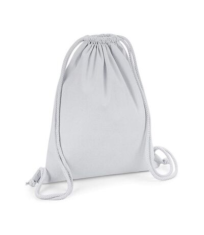 Westford Mill Cotton Drawstring Bag (Light Grey) (One Size) - UTRW7786