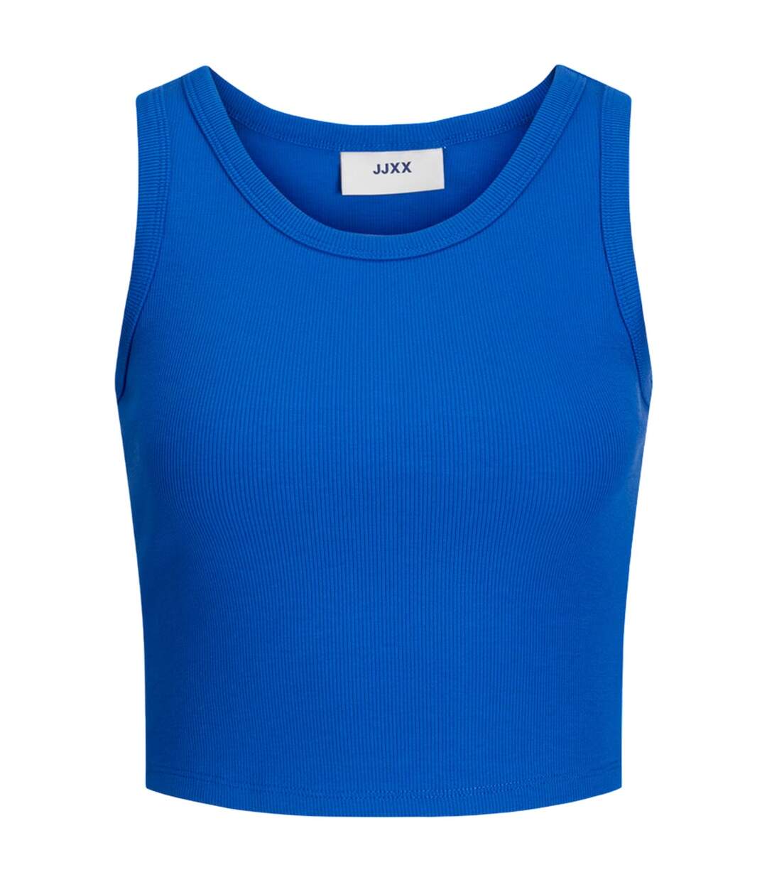 Haut Sans Manches Motif/style Côtelé Femme Bleu JJXX-2